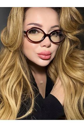 عینک محافظ نور آبی رنگی زنانه 54 HMG Aksesuar - کد 900673238