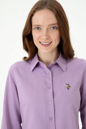 پیراهن بنفش زنانه رگولار U.S. Polo Assn. - کد 827003435