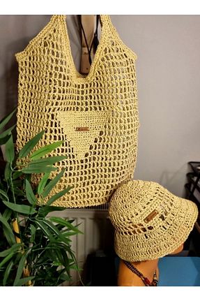 کیف ساحلی بژ زنانه Zuviel Deco Handmade - کد 712891191