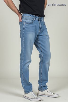شلوار جین آبی مردانه رگولار ENZİM JEANS - کد 900757995