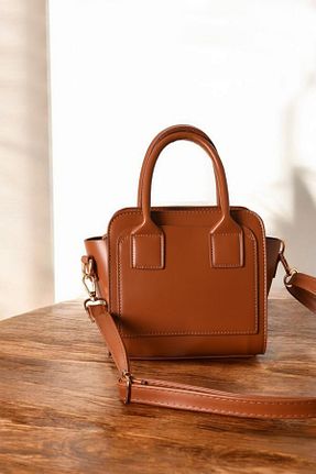 کیف دوشی قهوه ای زنانه چرم مصنوعی MILANOFOX - کد 900762662