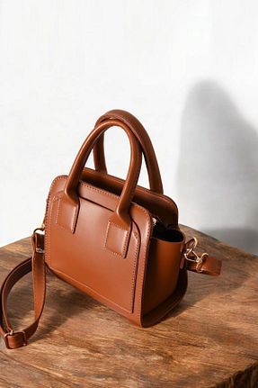 کیف دوشی قهوه ای زنانه چرم مصنوعی MILANOFOX - کد 900762662