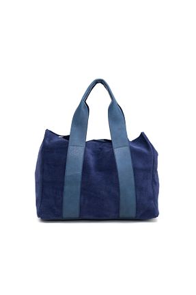 کیف دوشی سرمه ای زنانه چرم خالص Alessia Bag - کد 900772512