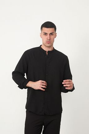 پیراهن مشکی مردانه رگولار JR Boutique - کد 897904757