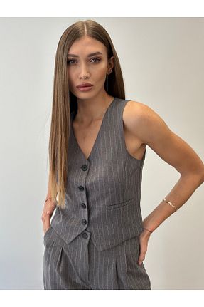ست بالاتنه و پائین تنه طوسی زنانه بافتنی ossons - کد 900794420