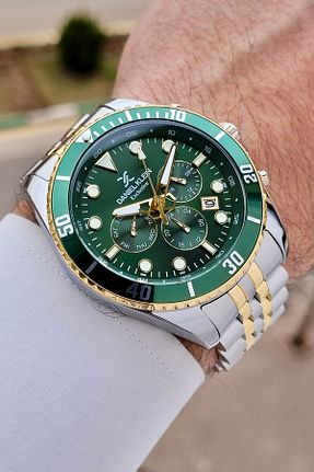ساعت مچی زرد مردانه 45 میلی متر Daniel Klein - کد 921878766