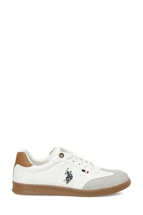 کفش اسنیکر سفید مردانه بند دار U.S. Polo Assn. - کد 896902425