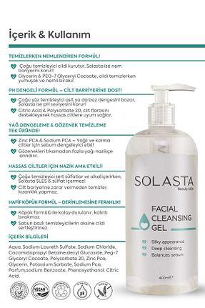 پاک کننده صورت همه انواع پوست Solasta - کد 802526577