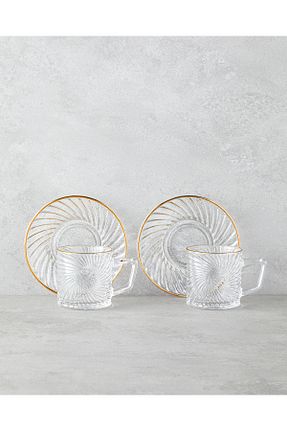 فنجان چای طلائی شیشه English Home - کد 900858161