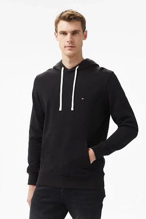 سوئیشرت مشکی مردانه ساده Tommy Hilfiger - کد 872104943