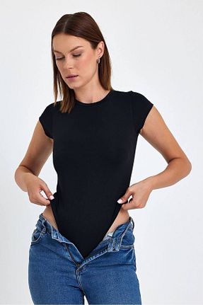 بادی مشکی زنانه یقه دوچرخه Vumia Collection - کد 900850938