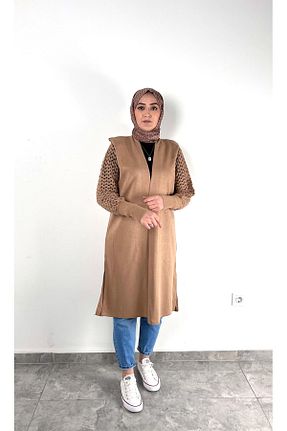 رویه حجاب قهوه ای زنانه رگولار SOFT - کد 902070626