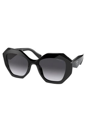 عینک آفتابی مشکی زنانه UV400 Prada - کد 117476178