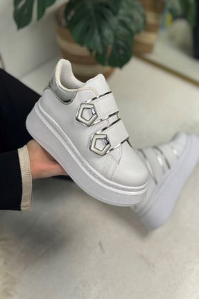 کفش اسنیکر مشکی زنانه پارچه ای İmerShoes - کد 901332528