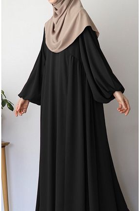 کلاه و ابایا مشکی زنانه پنبه پلی استر suhneva - کد 835741263