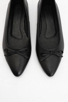 بابت مشکی زنانه چرم خالص luvishoes - کد 901087679