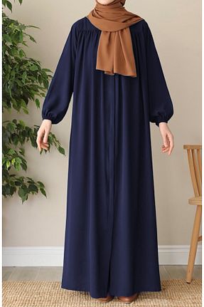 کلاه و ابایا سرمه ای زنانه پنبه پلی استر suhneva - کد 857547650