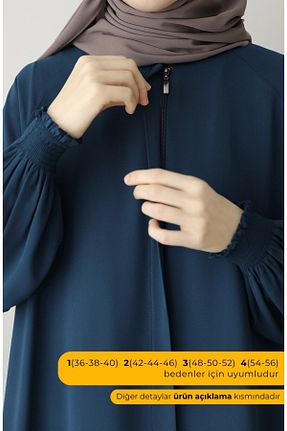 کلاه و ابایا آبی زنانه پنبه پلی استر suhneva - کد 869507099