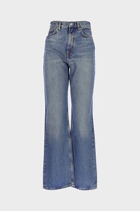 شلوار جین متالیک زنانه پاچه زیپ دار CROSS JEANS - کد 900925662