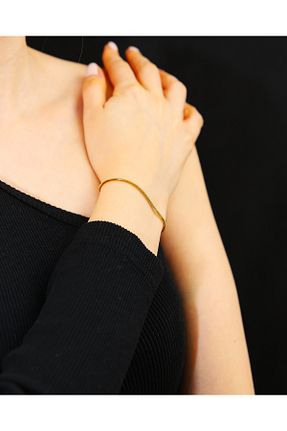 دستبند جواهر طلائی زنانه روکش طلا MARCİELO Accessories - کد 666770914