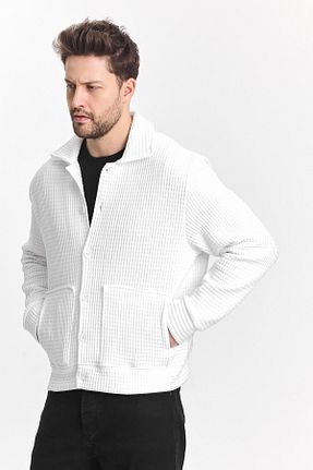 کت سفید مردانه گشاد DAMGA JEANS - کد 901046899