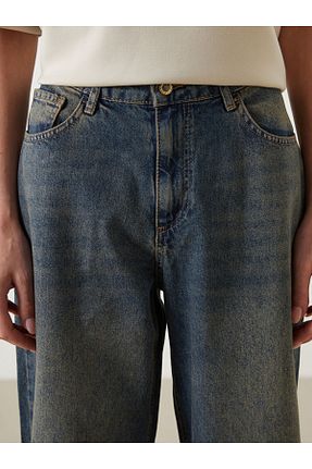 شلوار جین آبی زنانه پاچه ساده LC Waikiki - کد 901023831