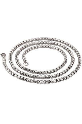 گردنبند استیل ( فولاد ) سفید مردانه استیل (فولاد) Chavin - کد 31109905