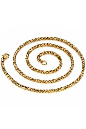گردنبند استیل ( فولاد ) طلائی زنانه استیل (فولاد) Chavin - کد 31110592