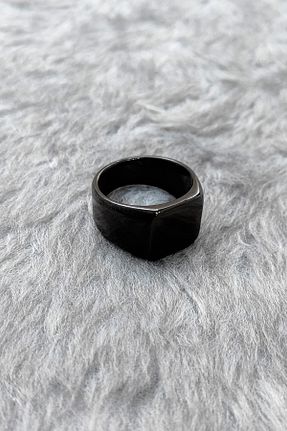 انگشتر استیل (فولاد) مشکی زنانه استیل (فولاد) Chavin - کد 31109102