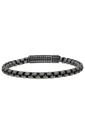 دستبند استیل (فولاد) مشکی مردانه استیل (فولاد) Chavin - کد 136427194