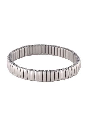 دستبند استیل (فولاد) طوسی زنانه استیل (فولاد) Chavin - کد 788691162
