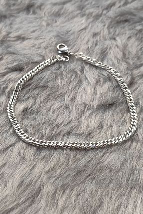 دستبند استیل (فولاد) طوسی مردانه استیل (فولاد) Chavin - کد 323083715