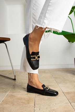 بابت مشکی زنانه چرم مصنوعی ZENNESHOES - کد 761676544
