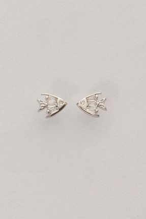 گوشواره نقره سفید زنانه 925 عیار jingle bells - کد 901080935