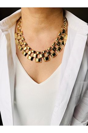 گردنبند جواهر متالیک زنانه DEVİ fashion - کد 901118205