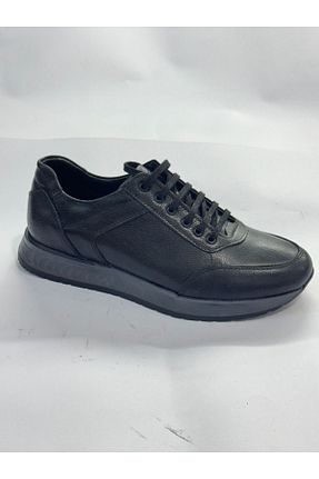 کفش اسنیکر مشکی مردانه چرم اصل Greyybull Shoes - کد 882491861