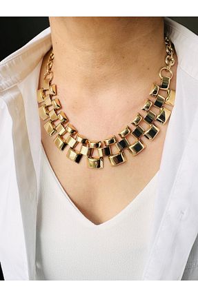 گردنبند جواهر متالیک زنانه DEVİ fashion - کد 901118205