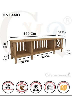میز و پایه تلویزیون قهوه ای MDF ÇMD ÇAKIR MOBİLYA DEKORASYON - کد 818996697