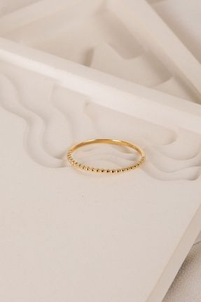 انگشتر طلا زرد زنانه 14 عیار Safir Kuyumculuk - کد 900363578