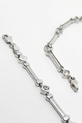گردنبند نقره طوسی زنانه 925 عیار oya silver - کد 901148195