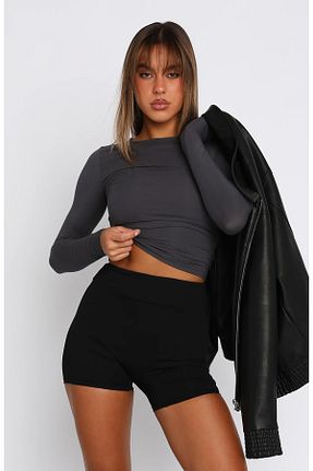 بلوز طوسی زنانه ساده NovaMark - کد 889719322