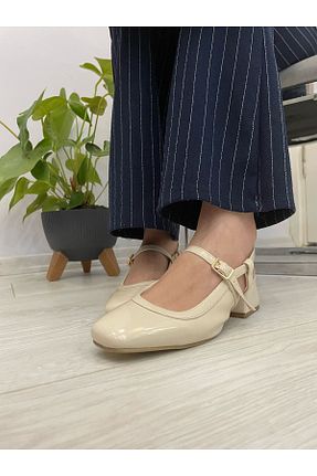 کفش مجلسی بژ زنانه چرم لاکی Lovbery - کد 901160669