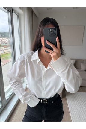 پیراهن سفید زنانه اورسایز merrvedincco - کد 901159719