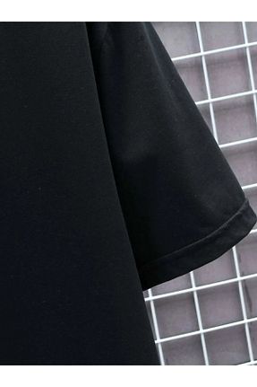 تیشرت مشکی زنانه اورسایز qubo sportswear & company - کد 901162122