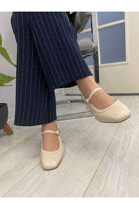 کفش مجلسی بژ زنانه چرم لاکی Lovbery - کد 901160669