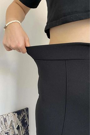 شلوار مشکی زنانه پارچه Paw Garage - کد 856892113