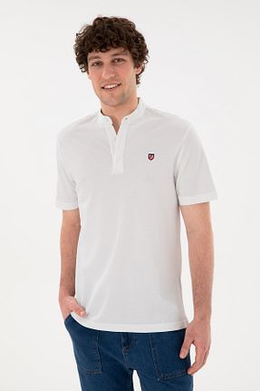 پولوشرت سفید مردانه %100 پنبه U.S. Polo Assn. - کد 287406271