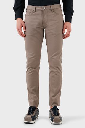 شلوار جین قهوه ای مردانه پاچه تنگ Emporio Armani - کد 902332897