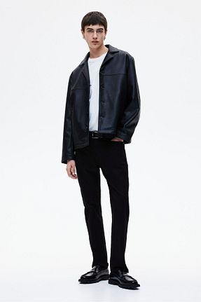 شلوار جین مشکی مردانه رگولار H&M - کد 859072292
