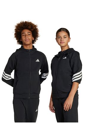 سوئیشرت مشکی بچه گانه پلی استر adidas - کد 902342435